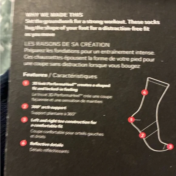 NWT Lululemon Crew Length Training Entrainment Power Stride Socks - Picture 2 of 7